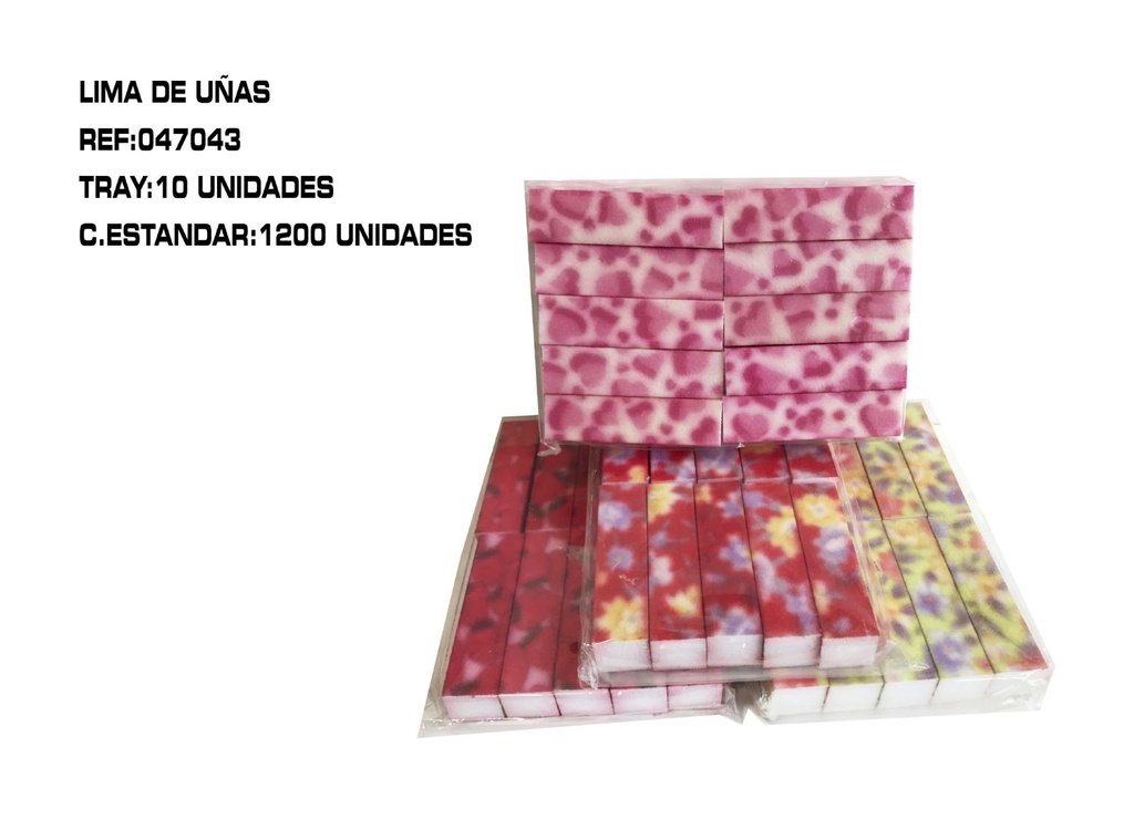 Lima bloque 10/U c/1200 - Artículos de cuidado de uñas