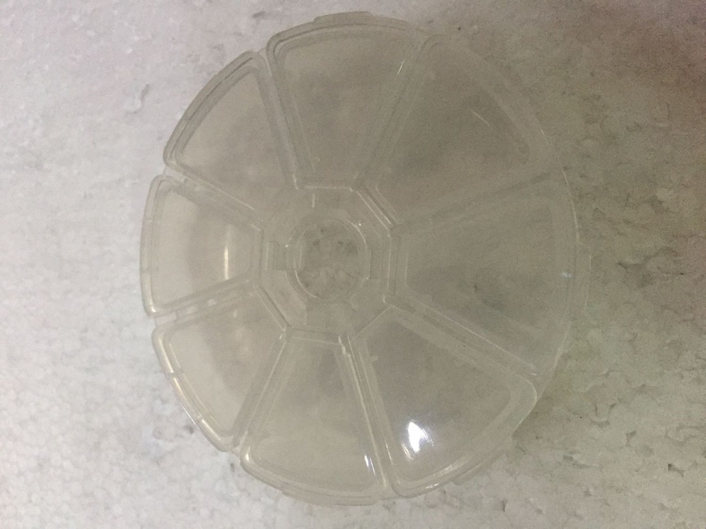 Envase plástico 8 separador - Envase para almacenamiento