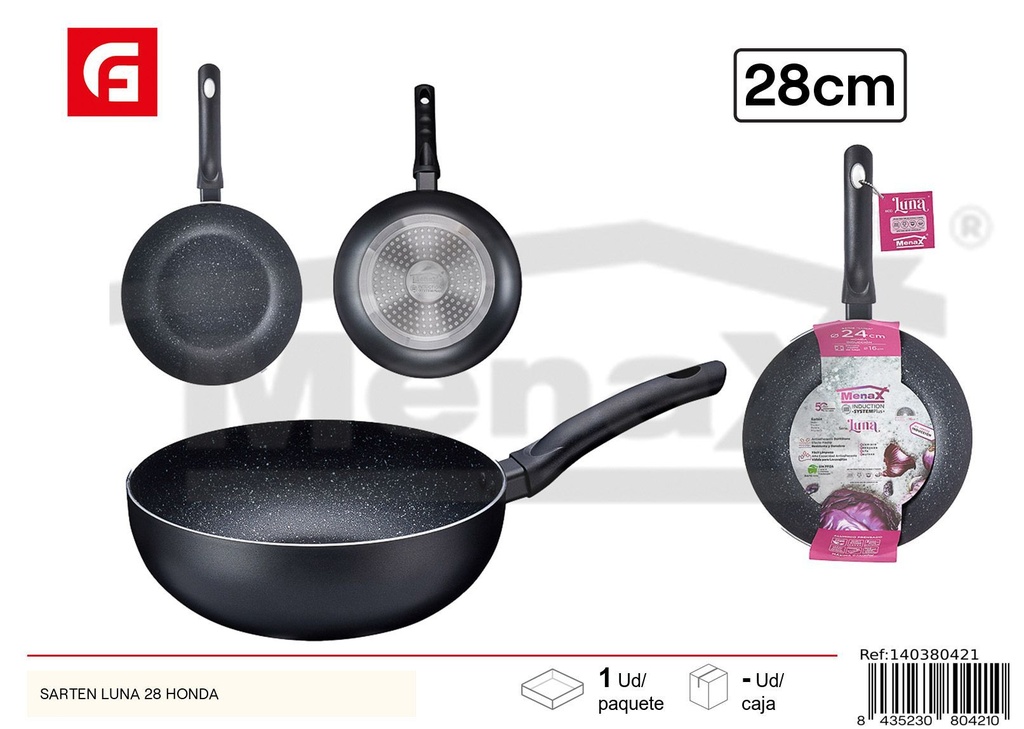 Sartén Luna 28 honda - Utensilios de cocina