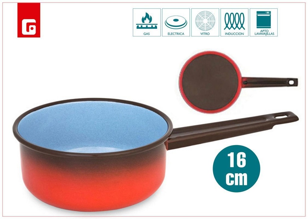Cazo fuego recto 16cm - Utensilios de cocina
