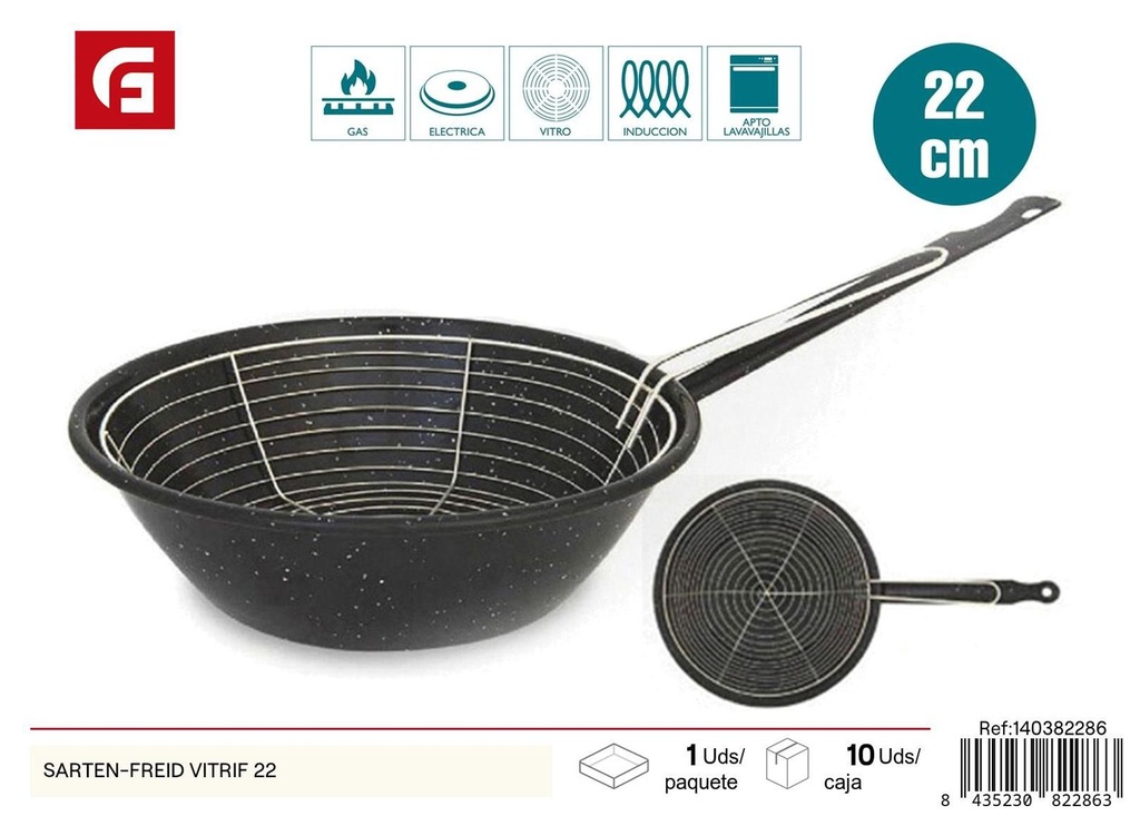 Sartén-freidora vitrif 22 - Utensilios de cocina