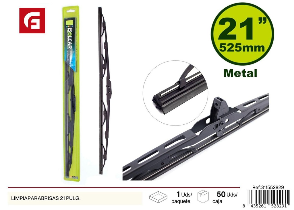 Limpia parabrisas 21 pulg. - Accesorios de automóvil esenciales
