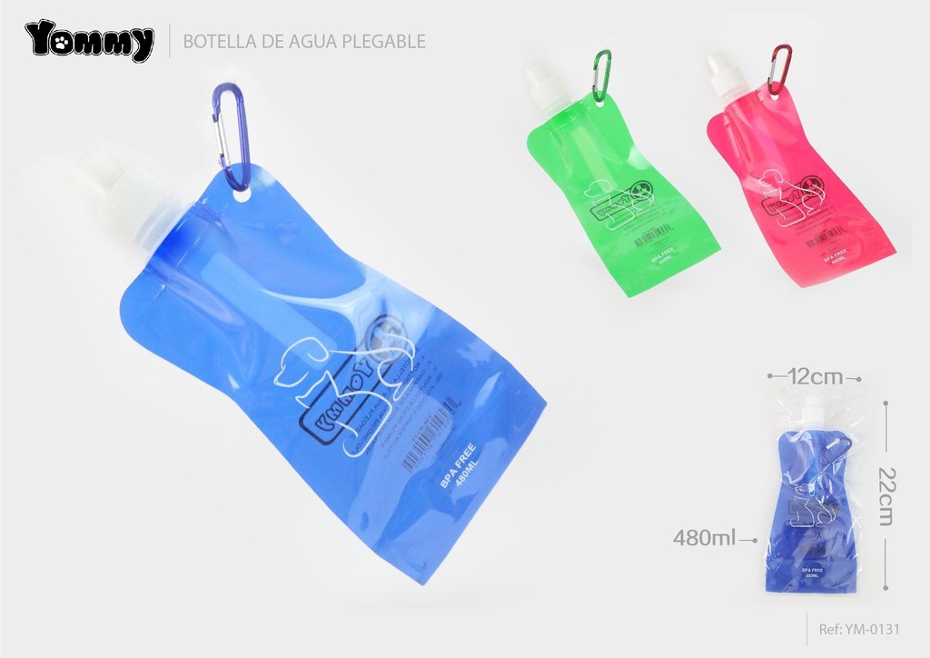 Bebedero para mascotas 500 ml 25.8*14 cm - Artículos para mascotas