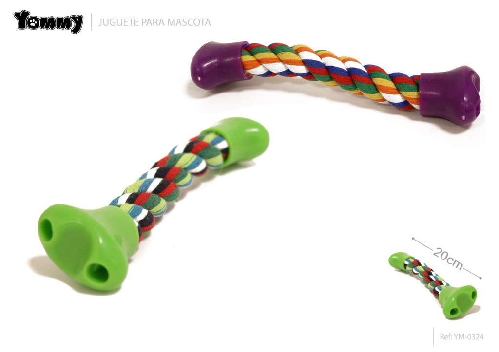 Juguete cuerda nudo 20CM - Juguetes para mascotas 