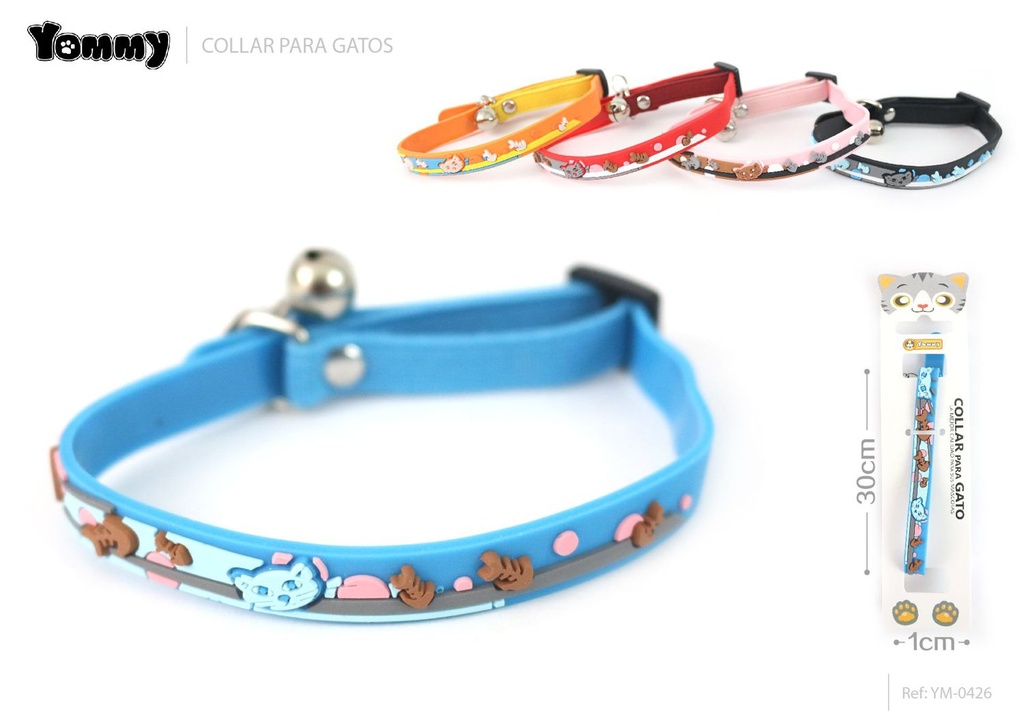 Correa de gato con diseño de espina de pescado 10mm de PVC