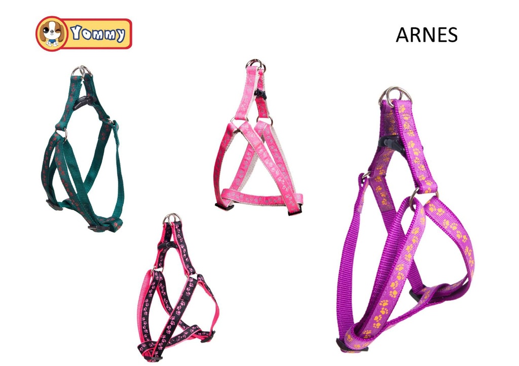 Arnés huella triángulo 2.5x56/81cm - Accesorios para mascotas