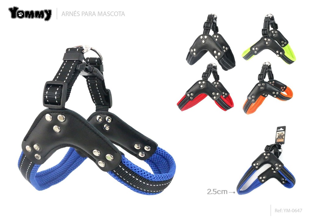 Arnés 2.5 cm para mascotas - Suministros de mascotas