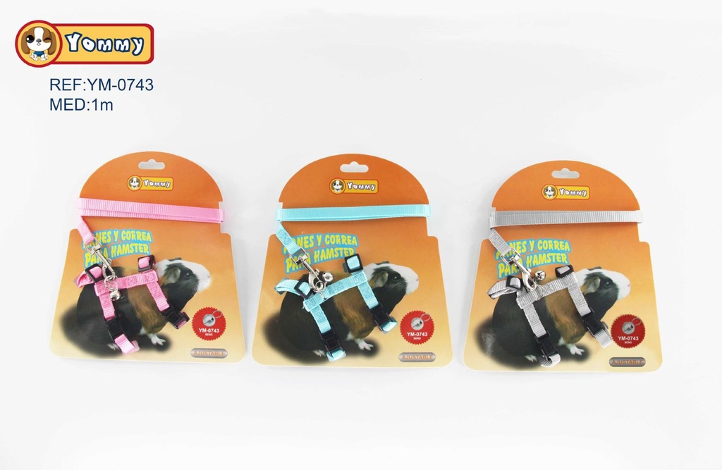 Arnés y correa para hámster 1.0 cm - Accesorios para mascotas