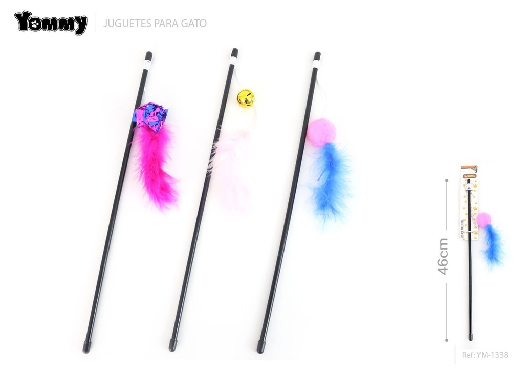 Juguete para gatos 46cm para diversión de mascotas