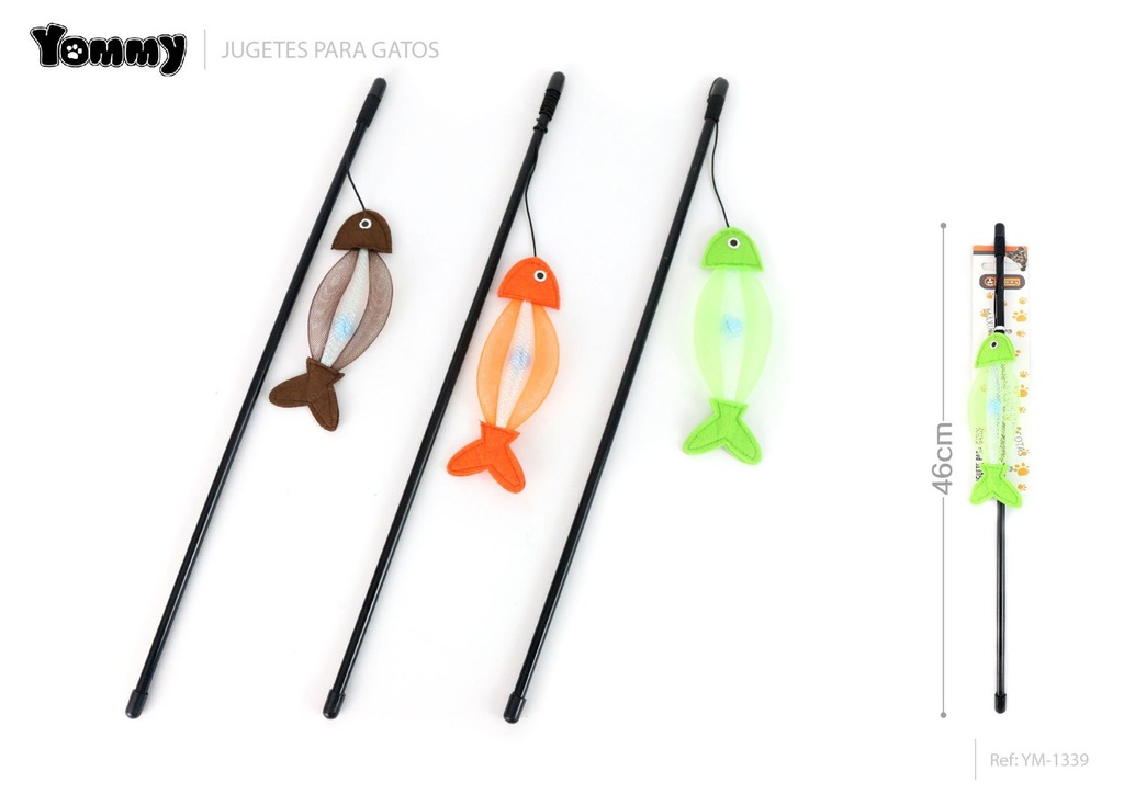Juguete para gatos 46cm para entretenimiento de mascotas