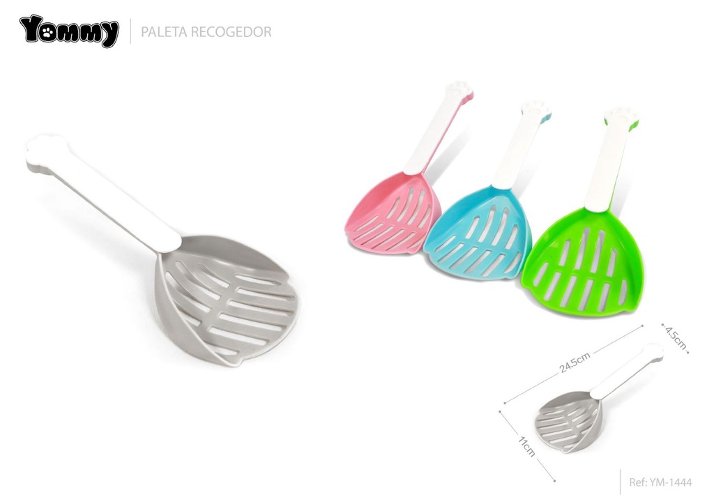  Paleta recogedora para areneros de gatos 24.5*11*4.5 cm - Accesorios para gatos