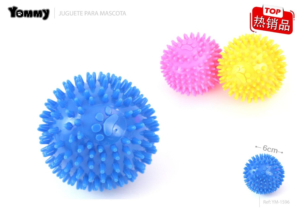 Juguete de goma en forma de huella 6 cm - Accesorios de mascotas