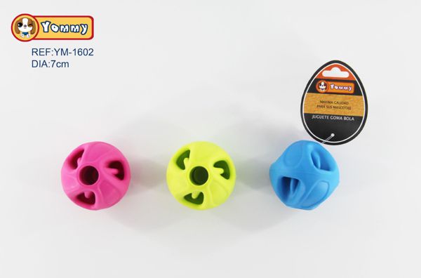 Juguete de caucho 7cm para perros