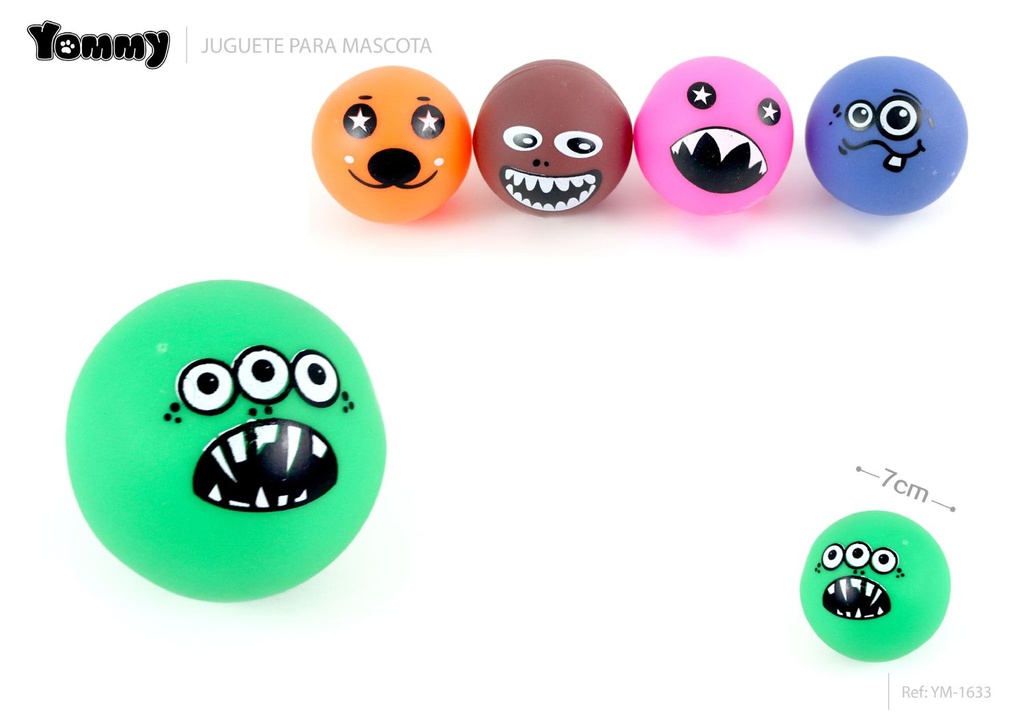 Juguete de vinilo Letola 7 cm para mascotas - Juguetes para mascotas