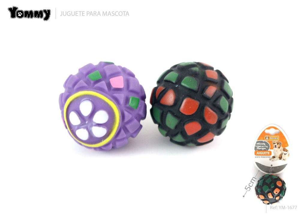 Juguete de vinilo para mascotas 5cm