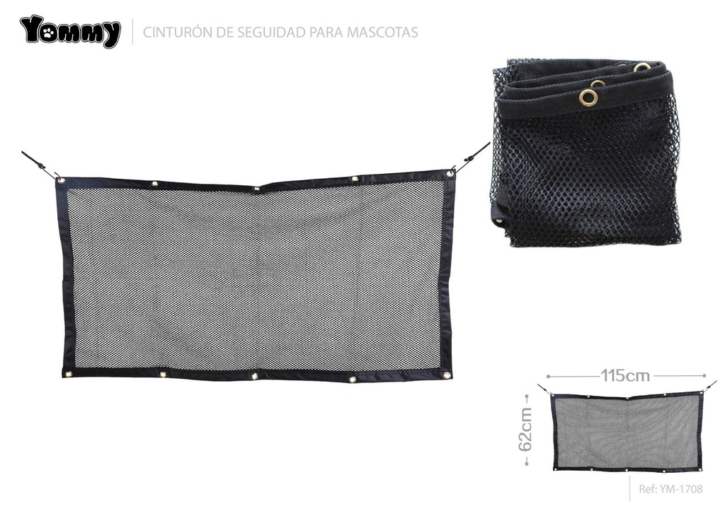 Red aislante de perro 115*62cm - Accesorio para coche