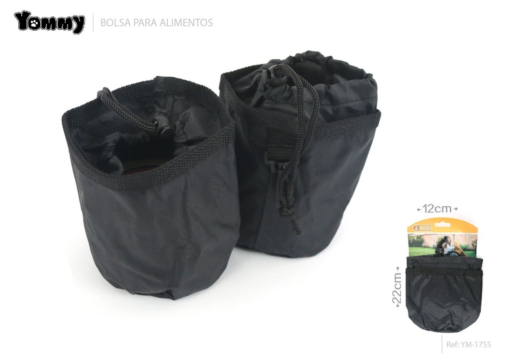 Bolsa para comida con cierre 12x22 cm - Accesorios de comida para mascotas