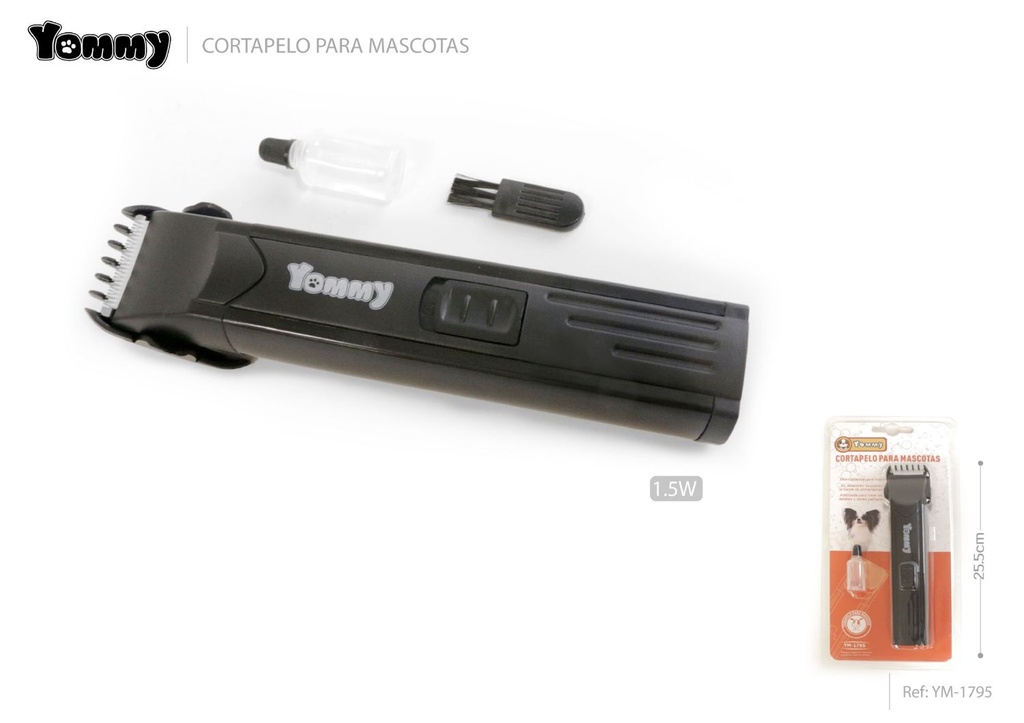 Cortapelos para mascotas 1.5W - Accesorios para mascotas