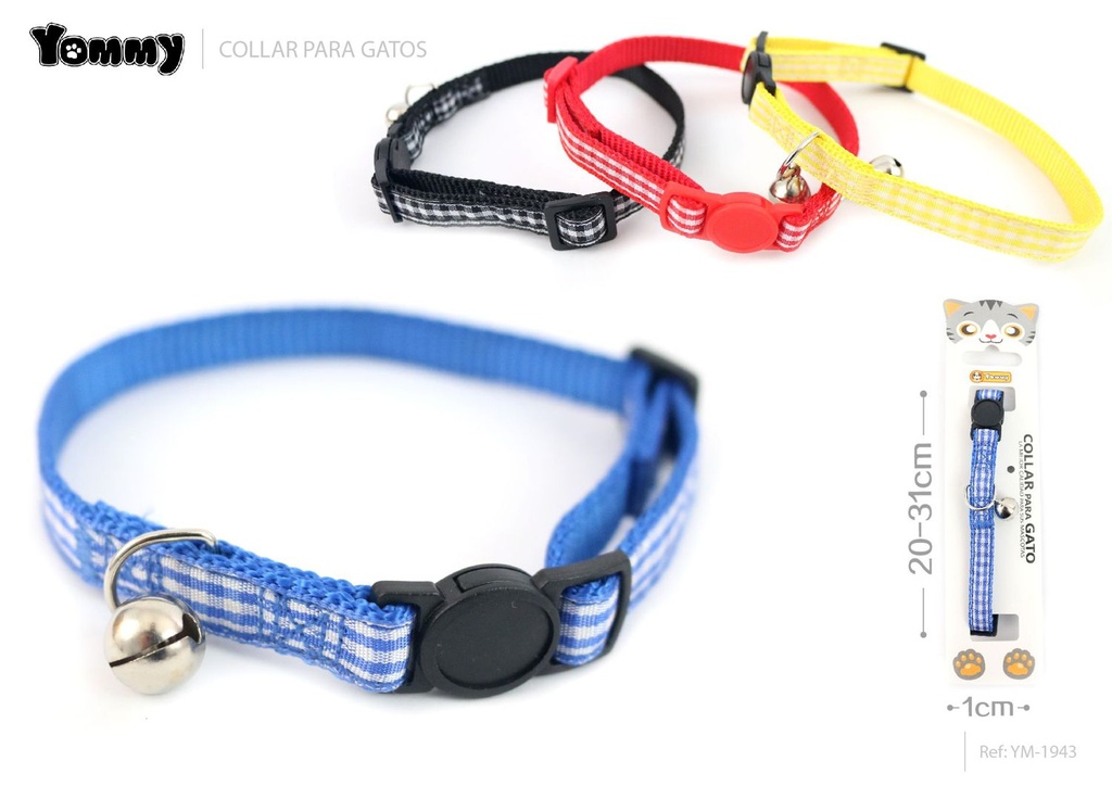 Collar para gato 1.0 x 20-31cm