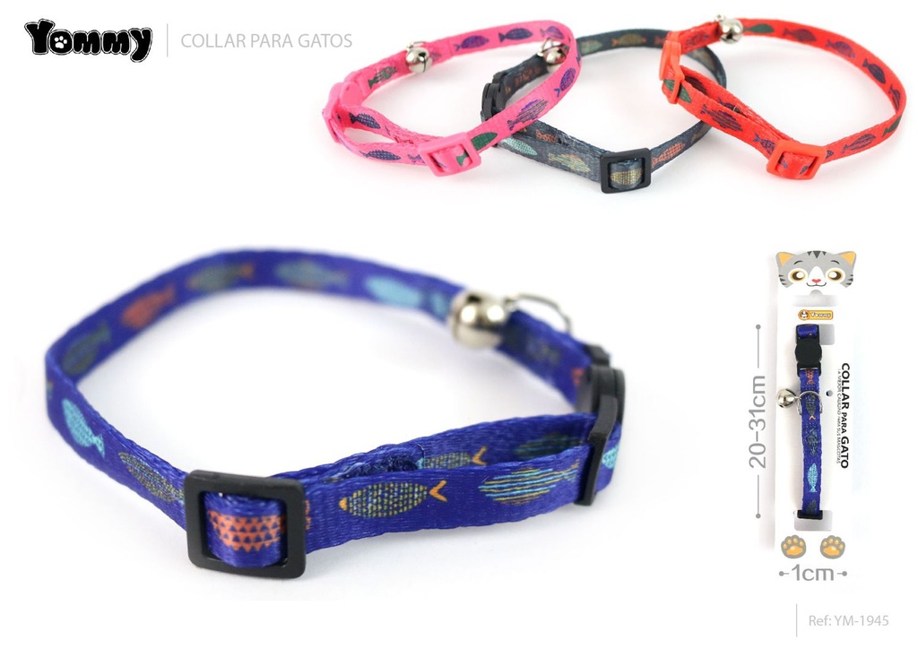 Collar para gato 1.0x(20-31)cm para mascotas