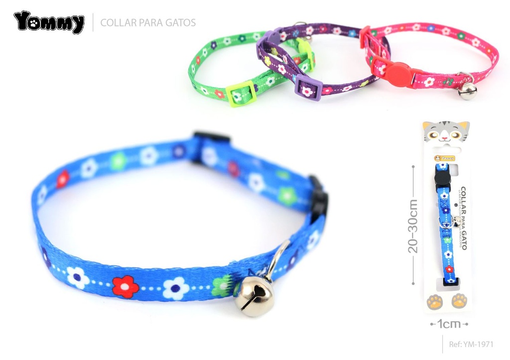 Collar para gato 1.0*20-30cm - Accesorios para gatos