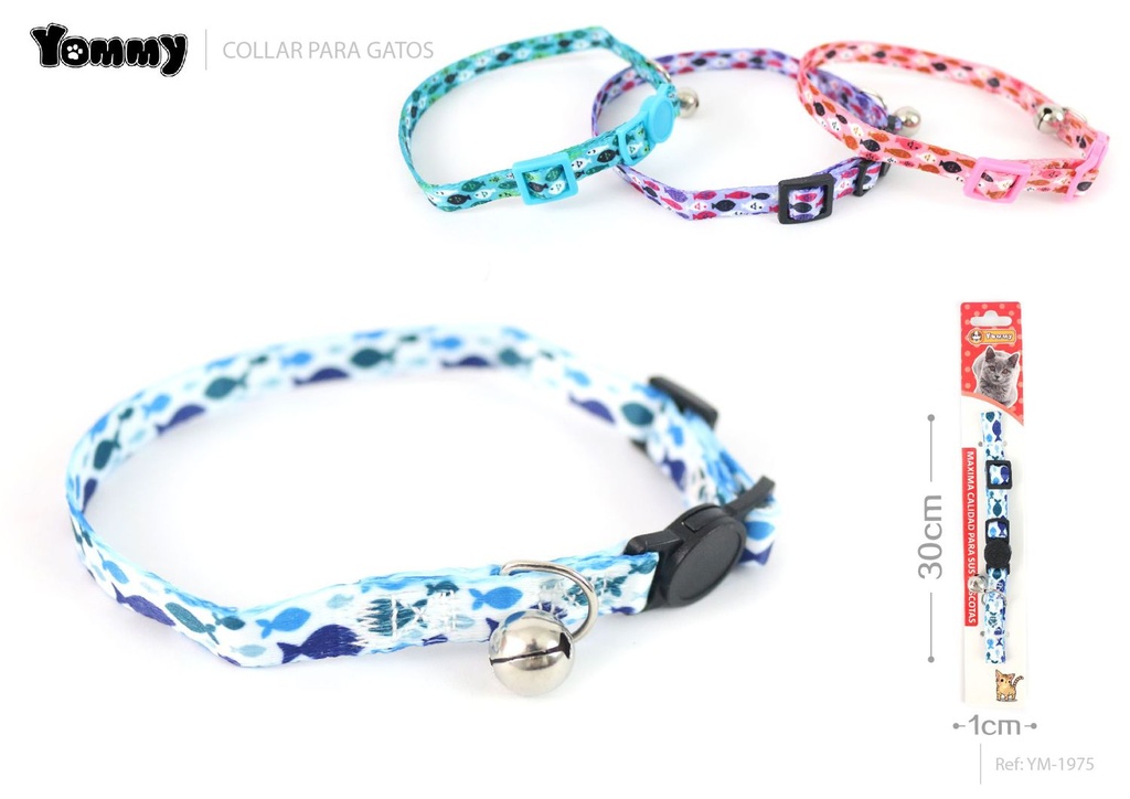 Collar para gato 1.0*30cm - Collares para gatos