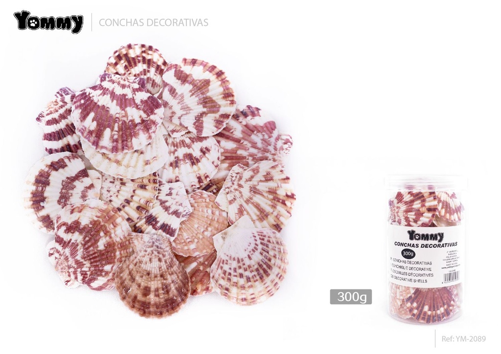 Conchas decorativas 270g - Decoraciones para acuarios