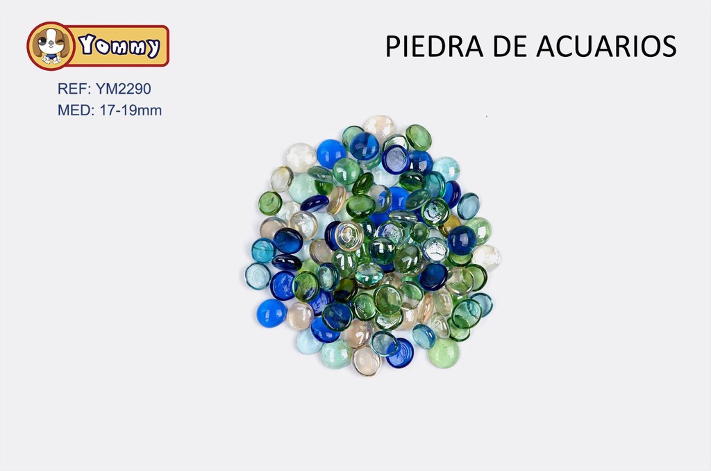 Canicas de vidrio mixtas de 17-19mm - Decoración para acuarios