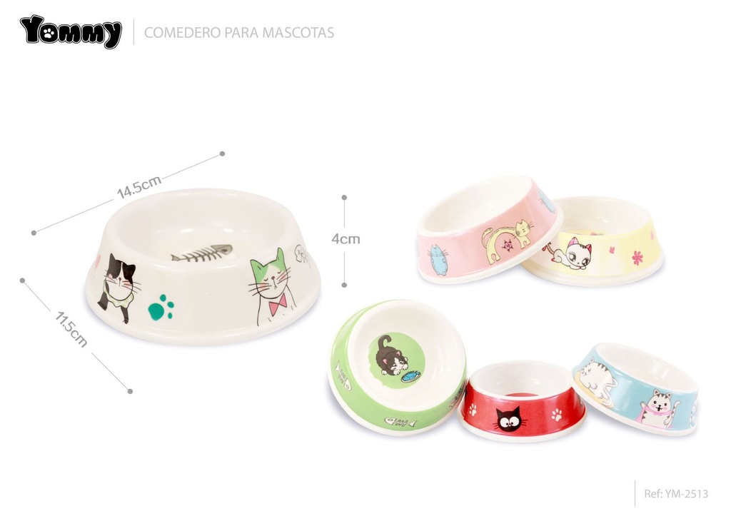 Cuenco de PVC de alta calidad 14.5*11.5*4 cm - Accesorios para mascotas