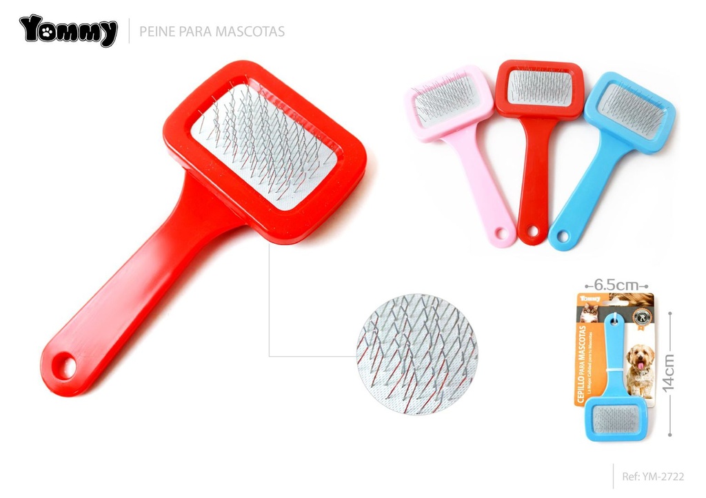 Peine para mascotas 14x6.5 cm - Accesorios para mascotas