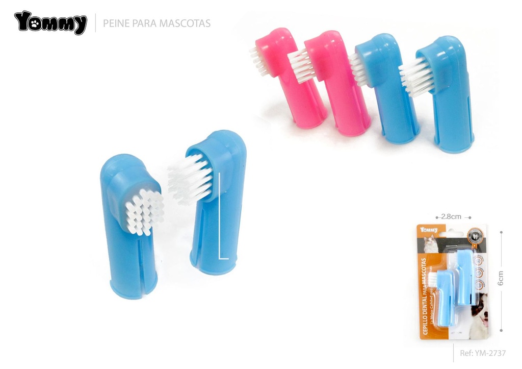  Peine para mascotas 6*2.8 cm - Accesorios para grooming