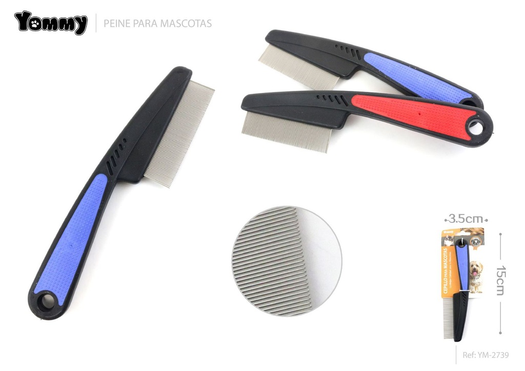 Peine para mascotas 15*3.5cm - Accesorios para mascotas 