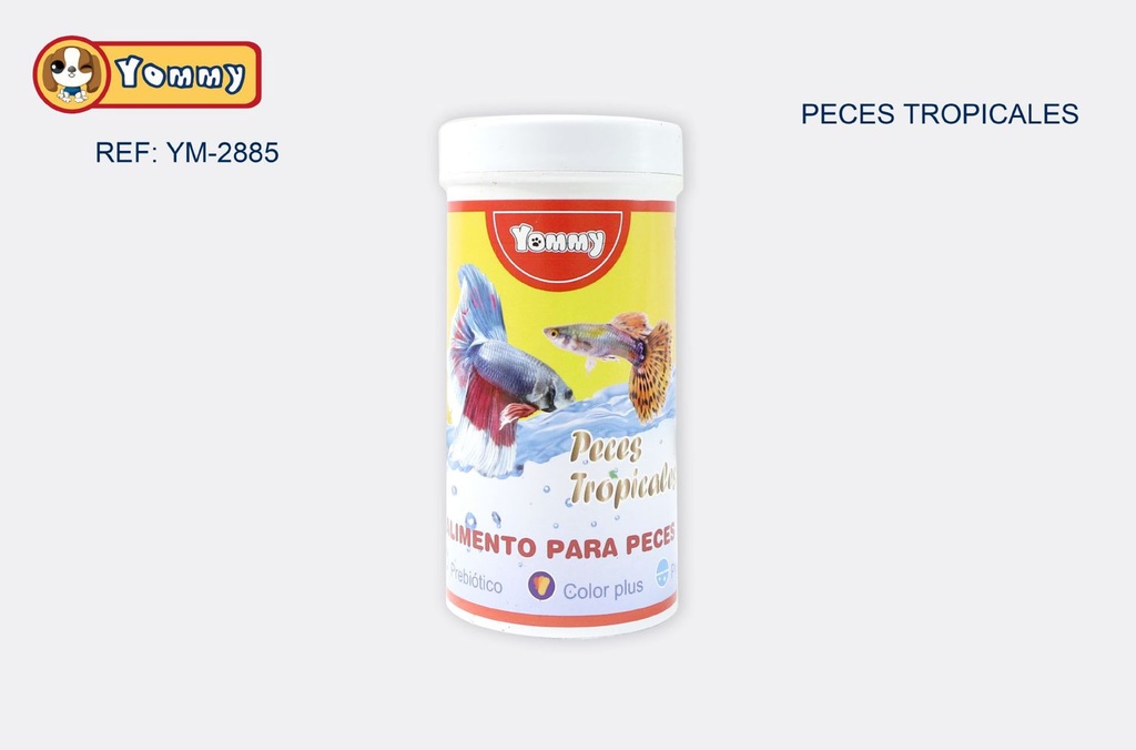 Alimentos para peces tropicales 250 ml - Comida especializada para acuarios