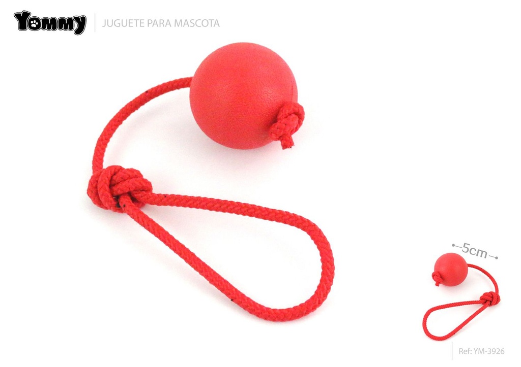 Juguete de goma maciza de 5 cm - Juguetes para mascotas