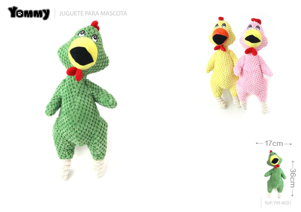 Juguete gallina para mascotas 36*17cm - Juguetes de peluche