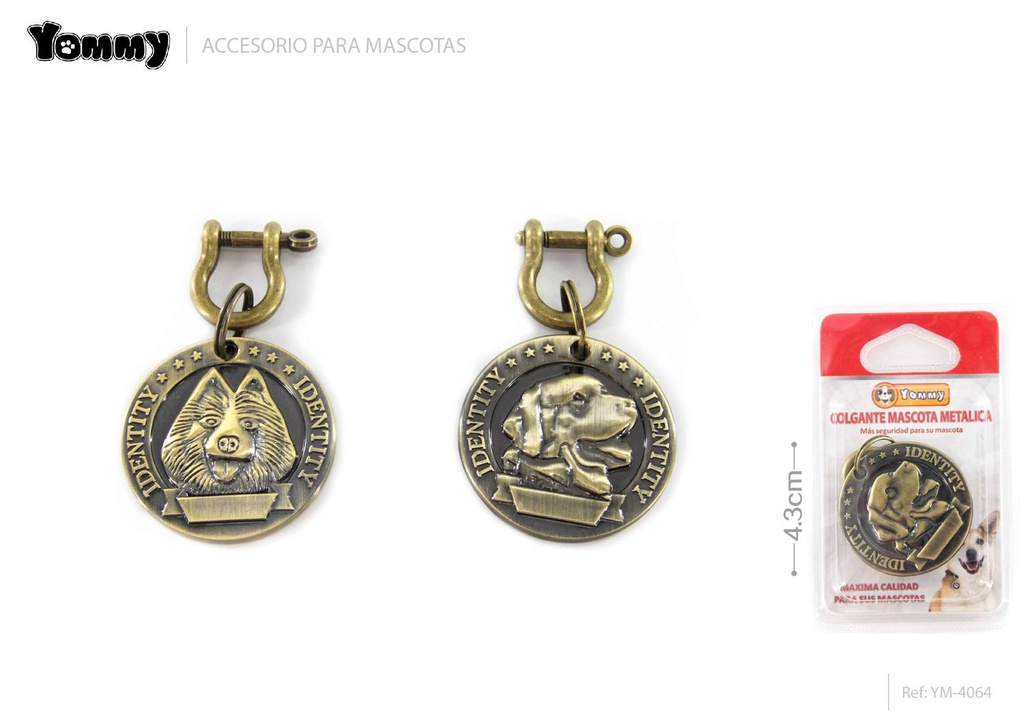 Colgante de cobre para mascotas - Accesorios para mascotas