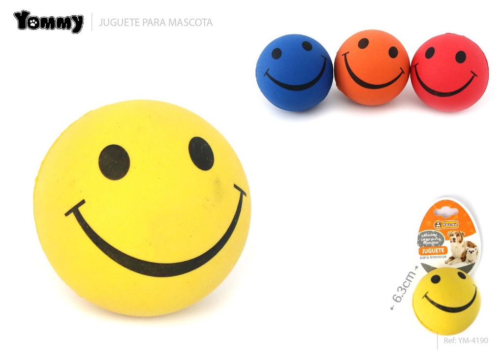 Juguete Pelota 6.3CM - Pelota de goma para mascotas