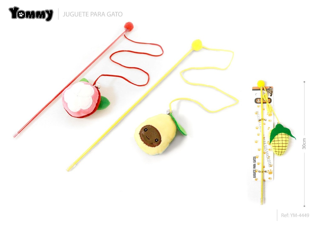 Juguete para gato con forma de fruta 30 cm - Accesorios para gatos