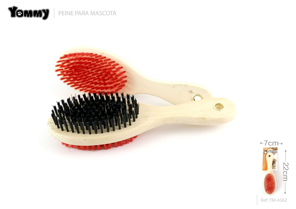 Cepillo doble cara para mascotas 22 x 7 cm - Cepillos y herramientas para mascotas