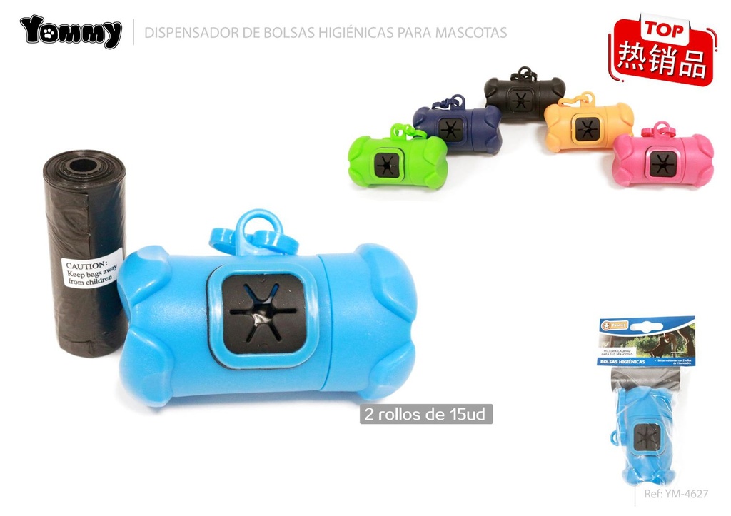 Dispensador de bolsas para mascotas - Accesorios para mascotas