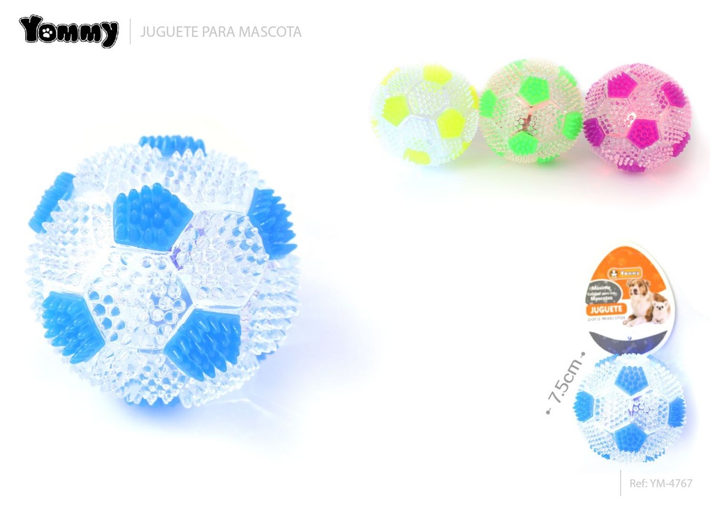 Juguete de TPR en forma de balón 7.5cm - Juguetes para mascotas