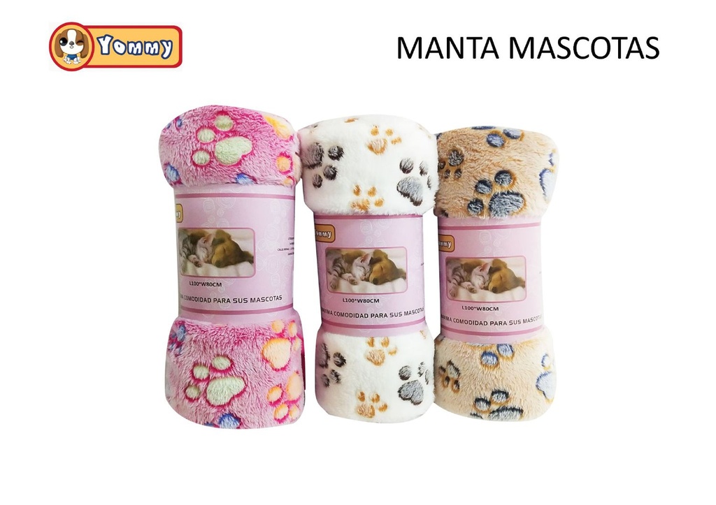 Manta para mascotas 100x80 cm - Accesorios para mascotas