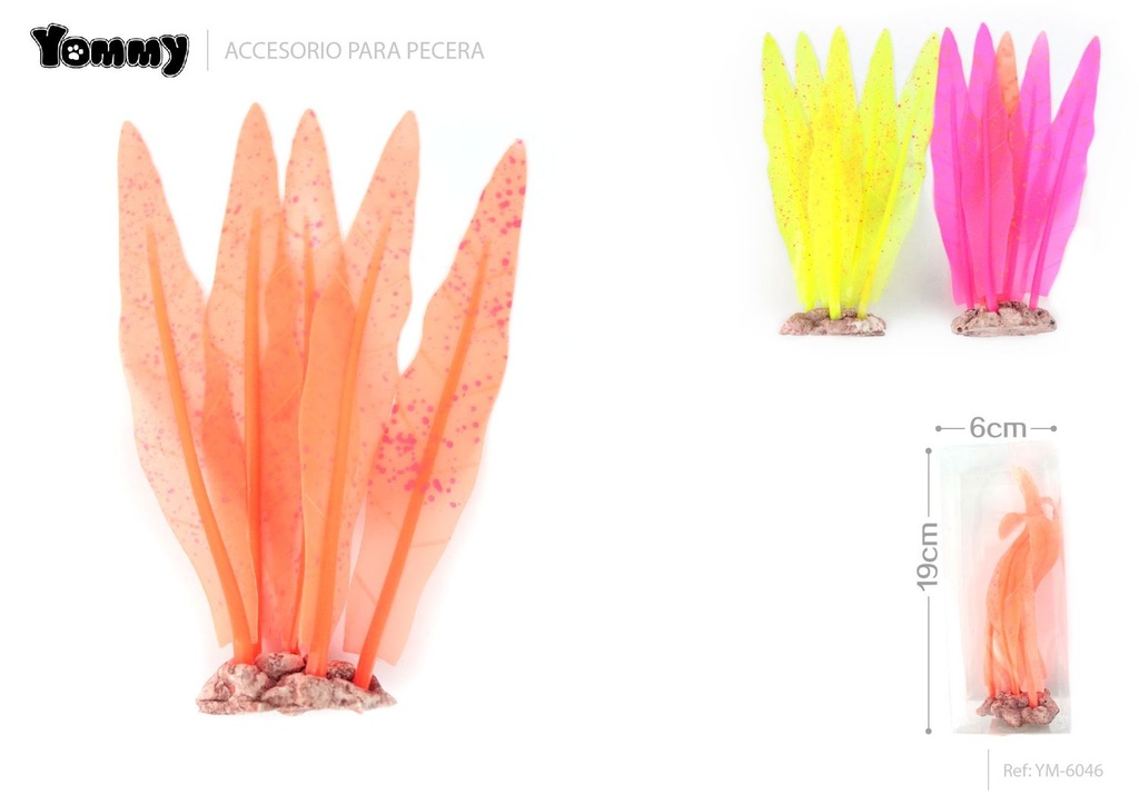 Decoración de silicona para acuarios 6*4*19cm - Accesorios para acuarios