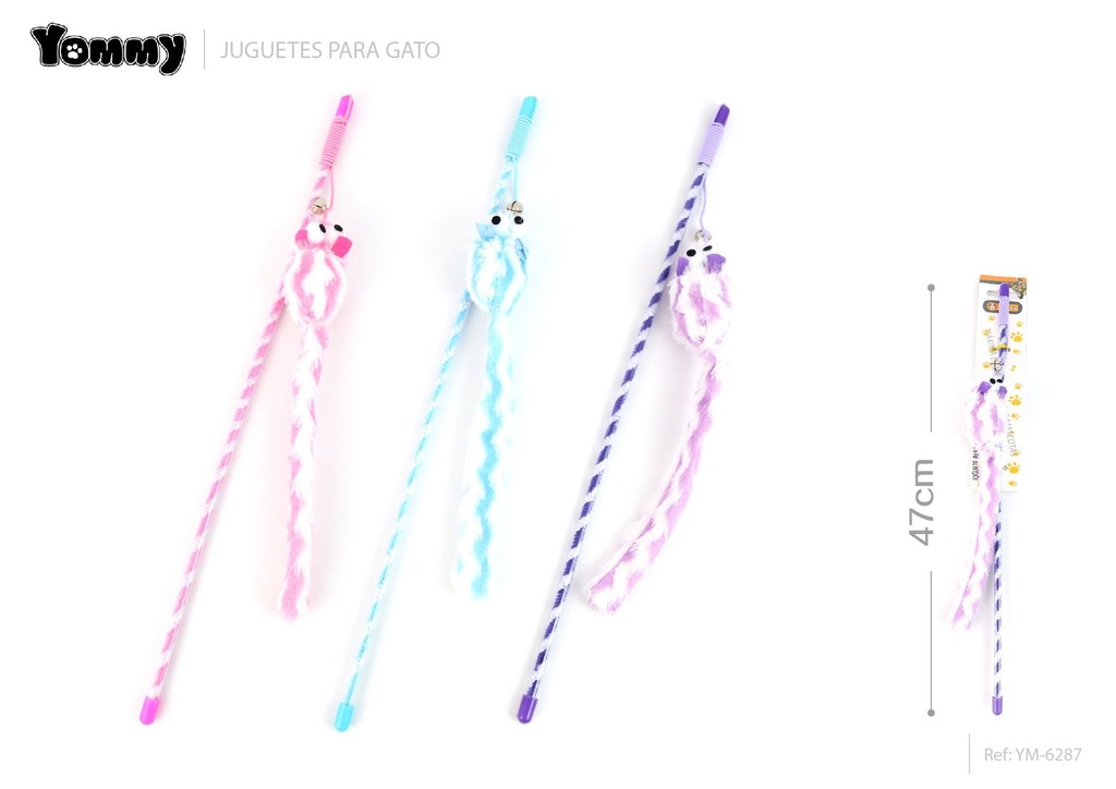 Juguete para gato 47cm para entretenimiento de mascotas