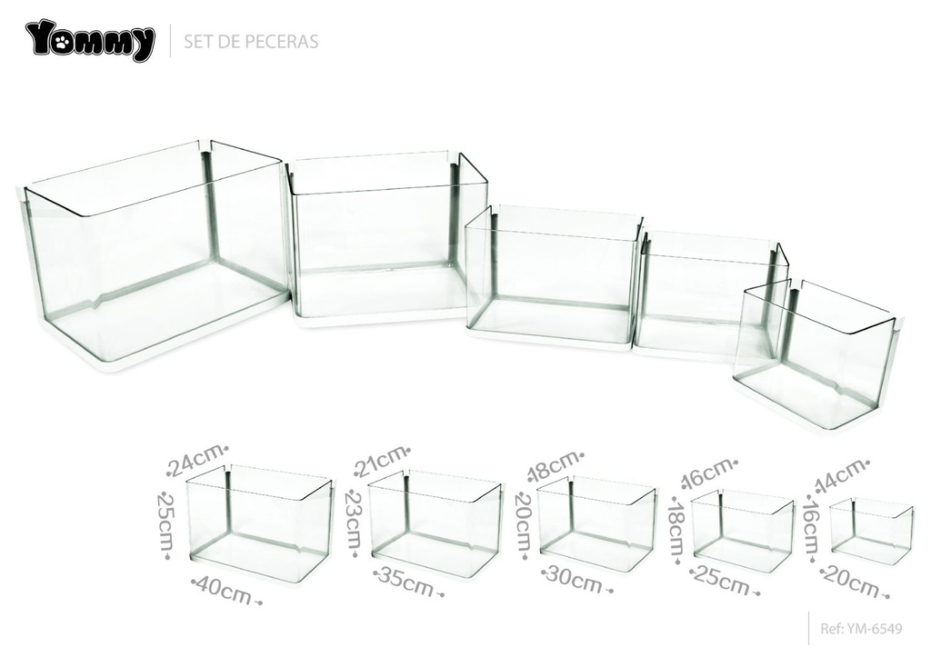 Pecera set 5 - Acuarios y accesorios para mascotas