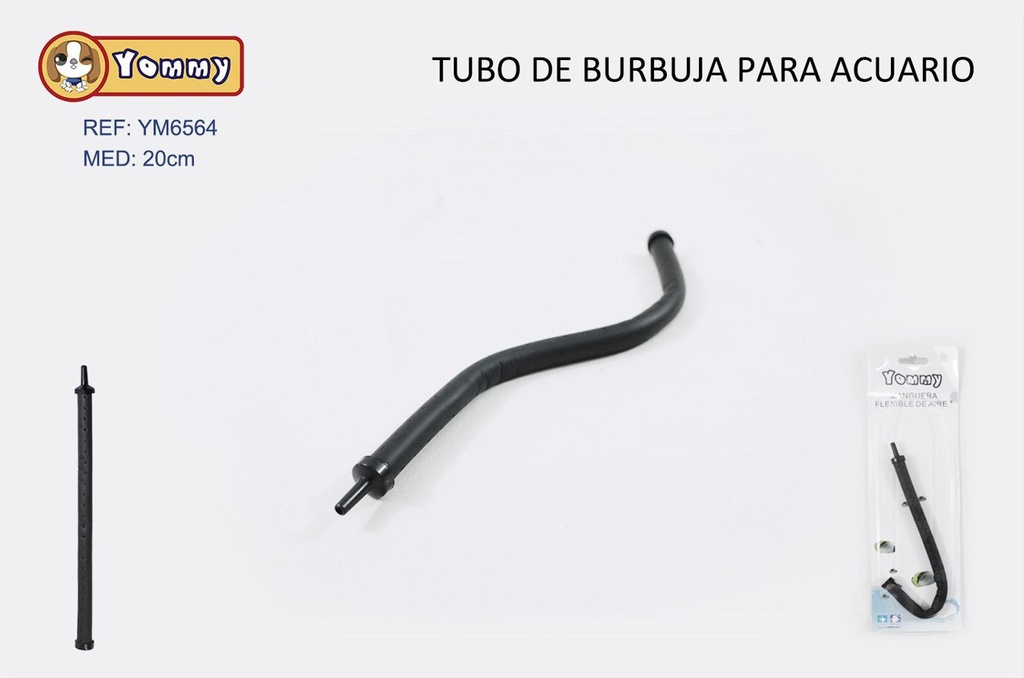 Tubo de burbujas para acuario 20cm - Accesorios de acuarios