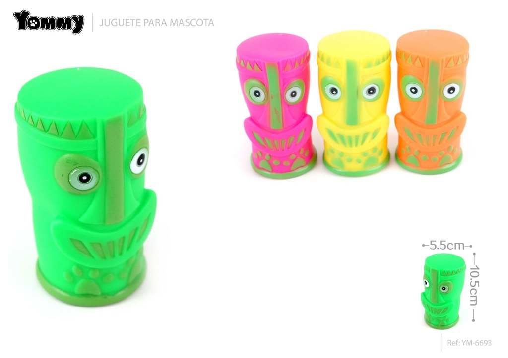 Juguete de mascotas rostro 10.5x5.5cm - Juguetes para mascotas 