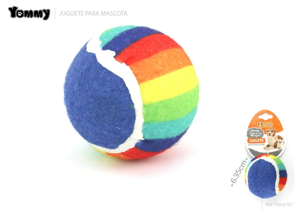 Juguete de goma con silbido 6.35 cm (rubber) - Artículos para mascotas