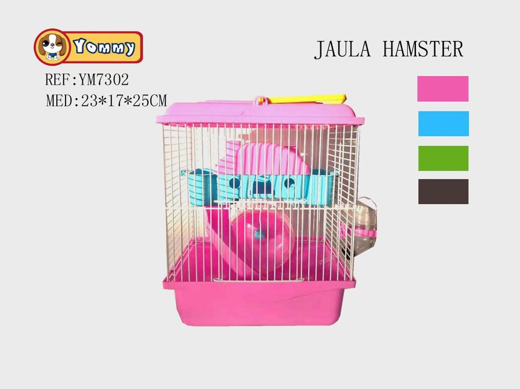 Jaula de hámster 23x17x25 cm - Accesorios para mascotas