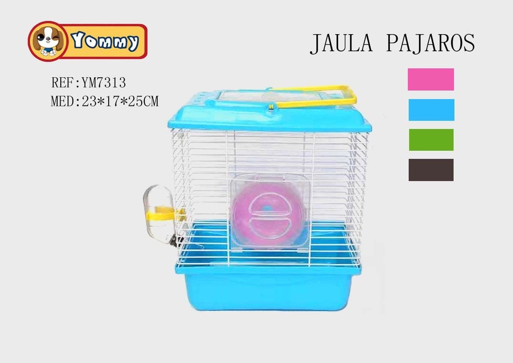 Jaula para hámster 23x17x25 cm - Accesorios para mascotas